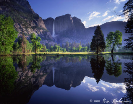 Yosemite Falls and Merced in Flood