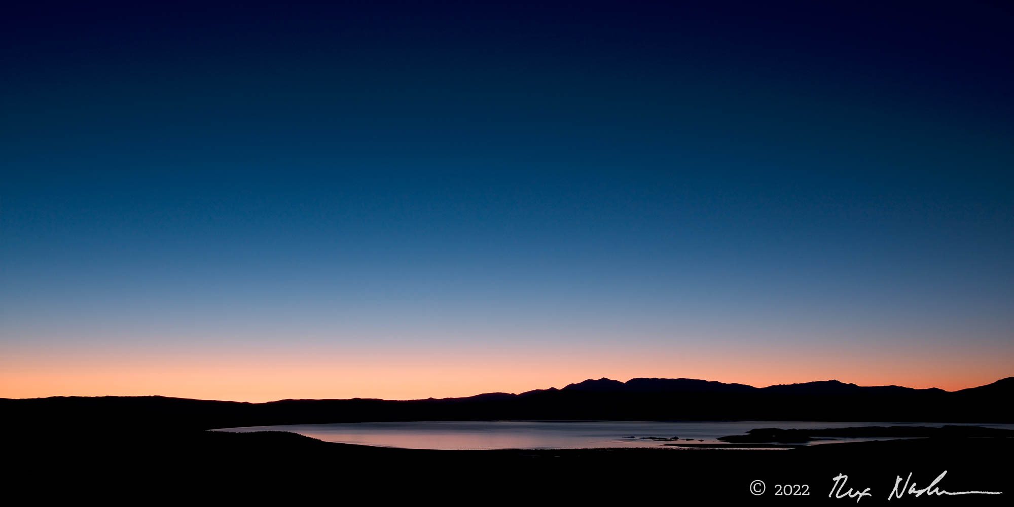 Thread of Sun  II - Sunrise, Mono Lake, CA