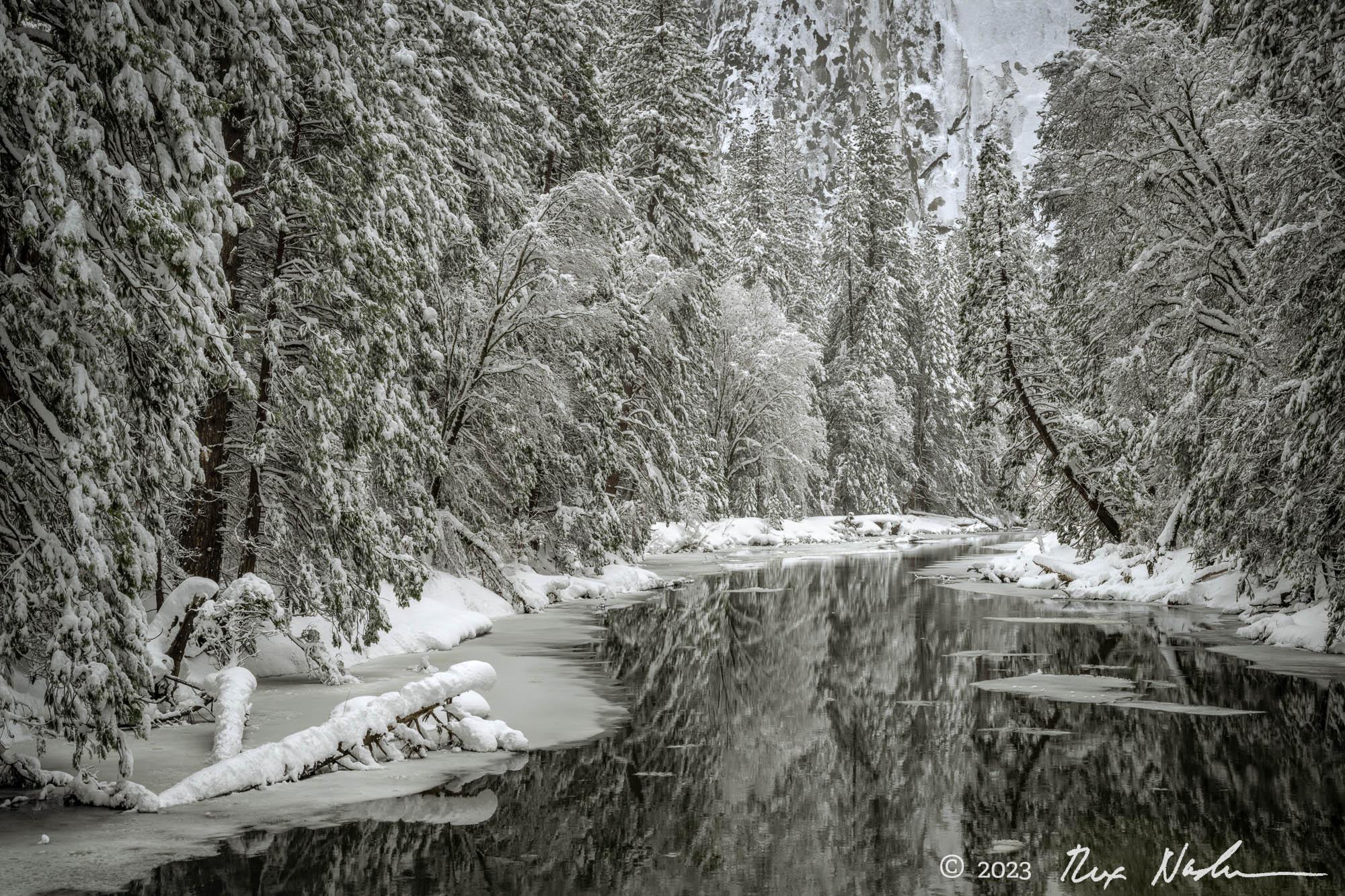 Snow Mirror - Yosemite NP