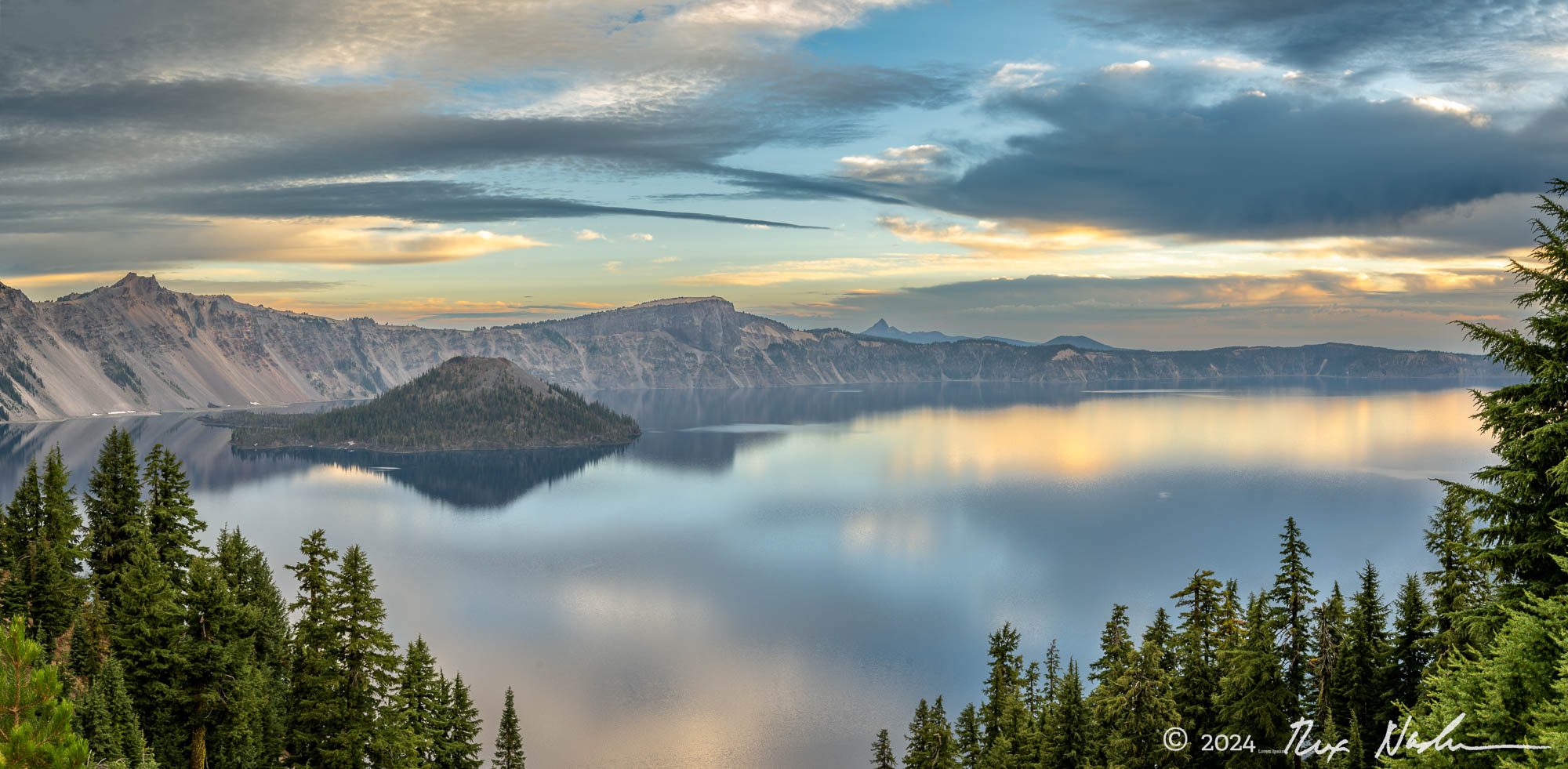 Woven Clouds - Crater Lake