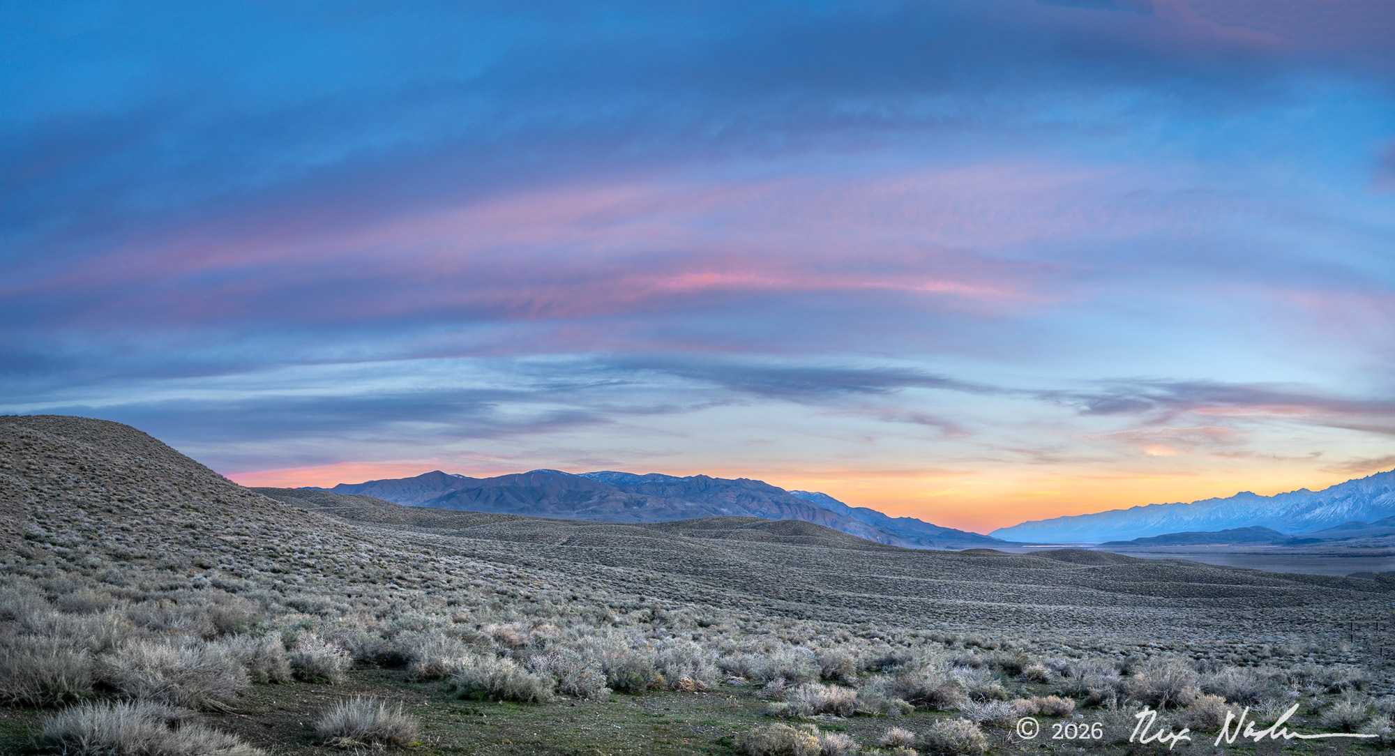 Owens Valley Twilight - Owens Valley