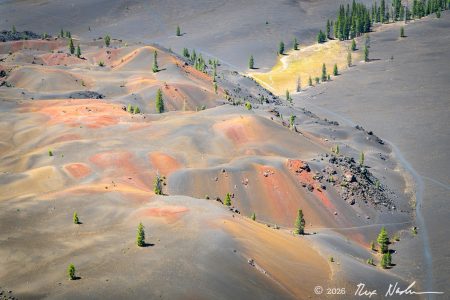 Colored Cinder Landforms